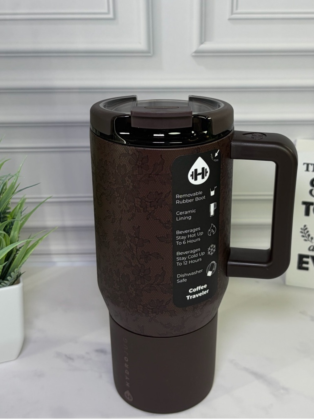 HydroJug Espresso Coffee Traveler 20oz BNWT